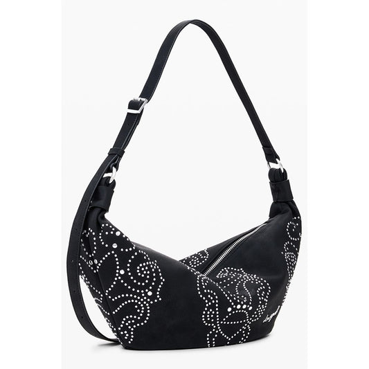 Desigual Nero Poliuretano Women Handbag