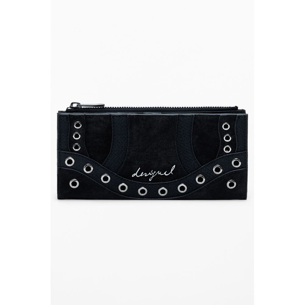 Desigual Nero Poliuretano Women Wallet