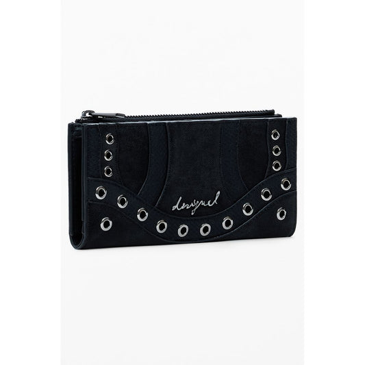 Desigual Nero Poliuretano Women Wallet