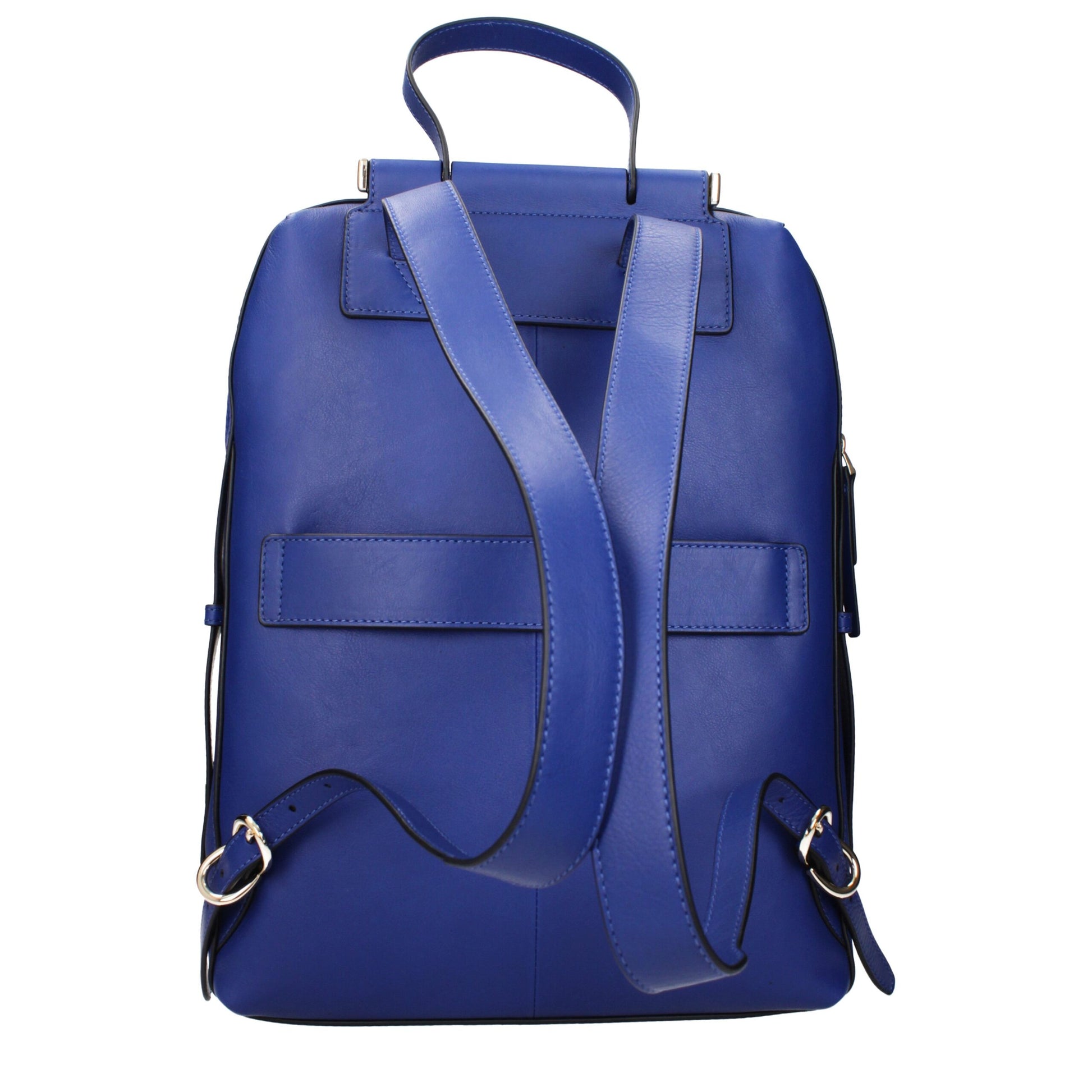 Piquadro Blue Leather Backpack