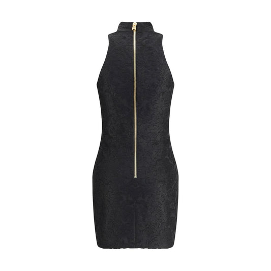 Balmain Black Viscose Cocktail Dress