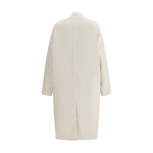 Rick Owens Cream Camel Hair  Coat