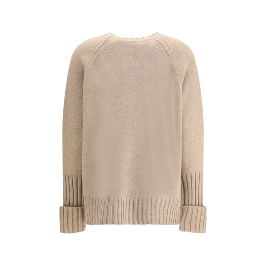 Tory Burch Beige Merino Wool Sweatshirt