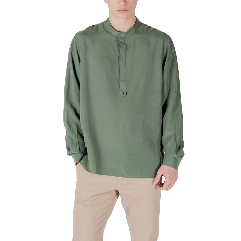 Antony Morato Green Lyocell Shirt