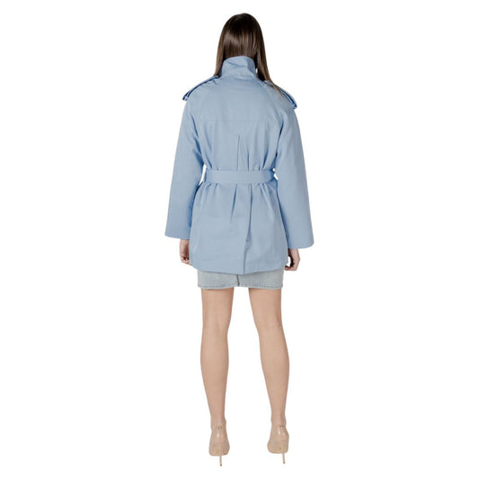 Morgan De Toi Blue Cotton Parka