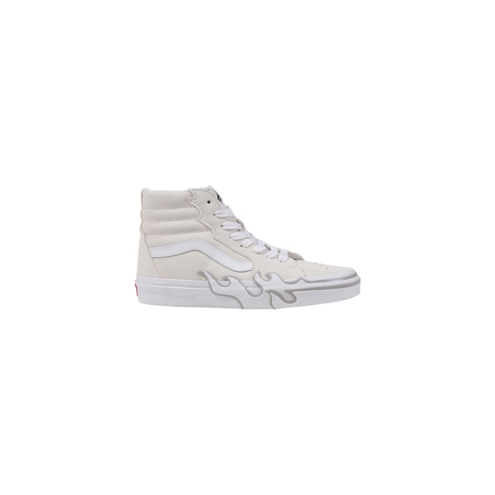 Vans White Suede Leather High Top Sneakers