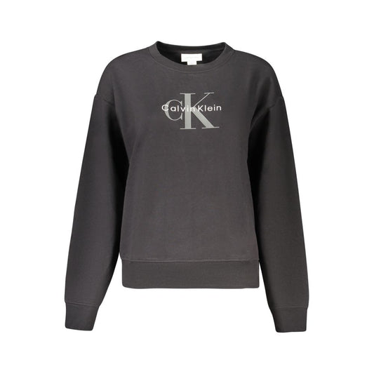 Calvin Klein Black Cotton Women's Sweatshirt
