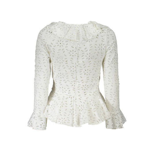 Desigual Bianco Cotton Women Blouse