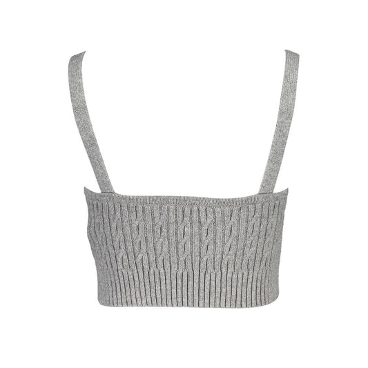 Tommy Hilfiger Grigio Cotton Women Shirt