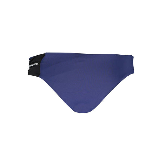Karl Lagerfeld Blue Polyamide Women Swim Brief
