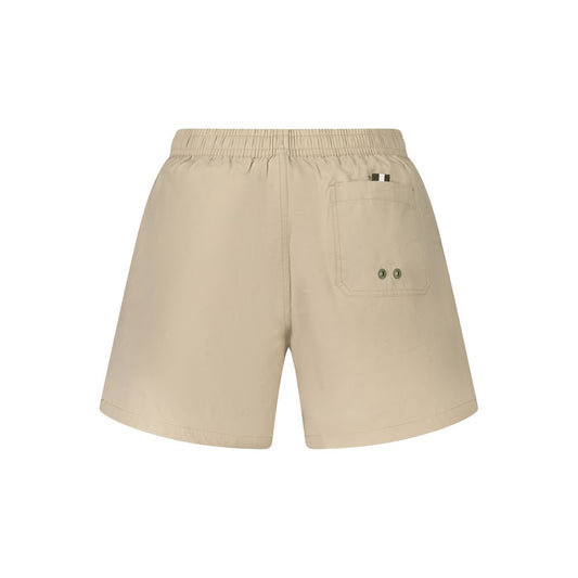 North Sails Beige Nylon Men Swim Boxer