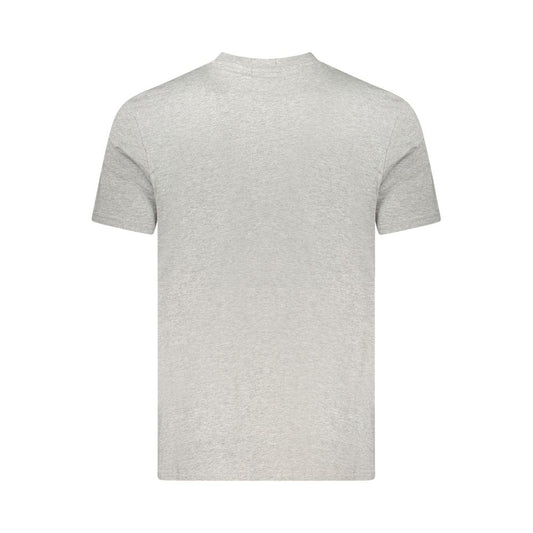 Napapijri Grigio Cotton Men T-Shirt