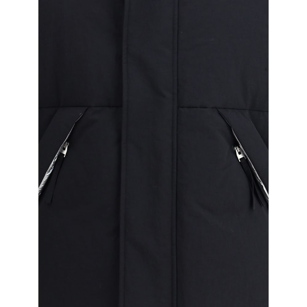 LAMINAR Black Polyamide Sleveless Jacket