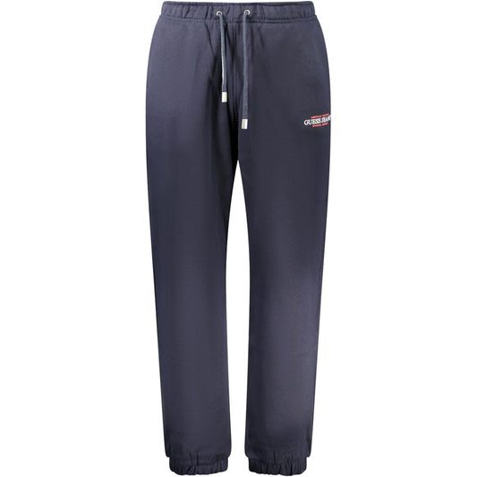 Guess Jeans Blu Cotton Men's Sweatpants