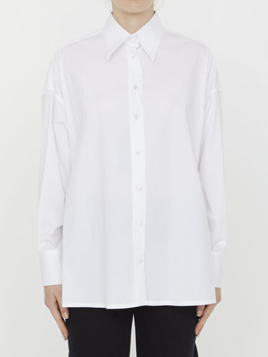 Cotton poplin shirt