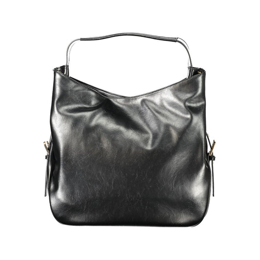 Twinset Black Polyurethane Women Hobo Bag