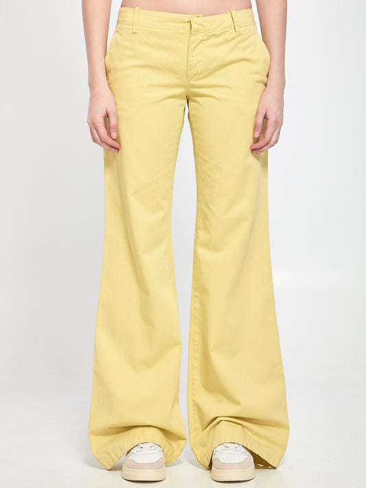 Low-rise trousers