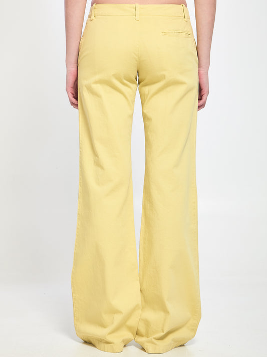 Low-rise trousers