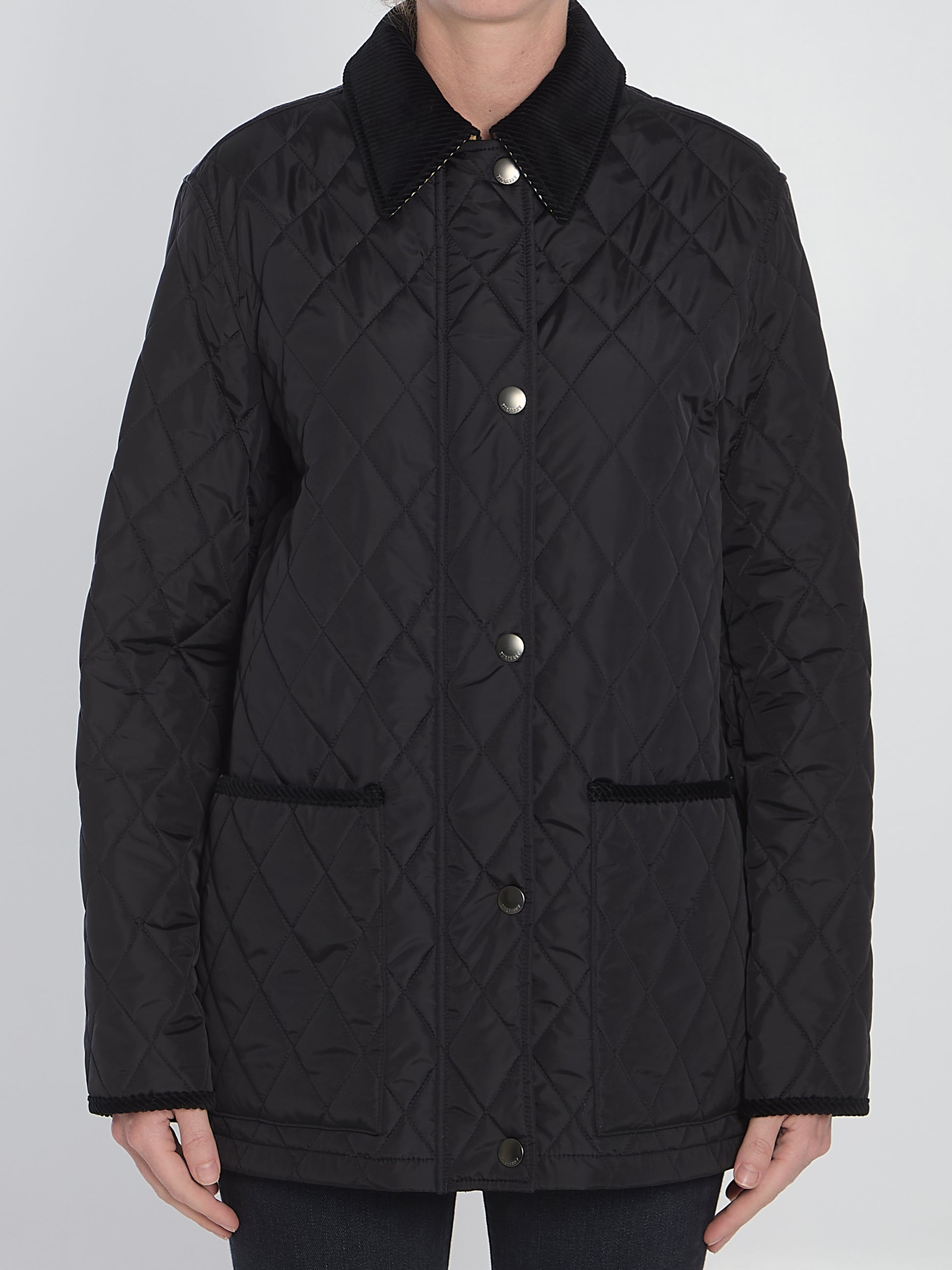 Country-style quilted jacket