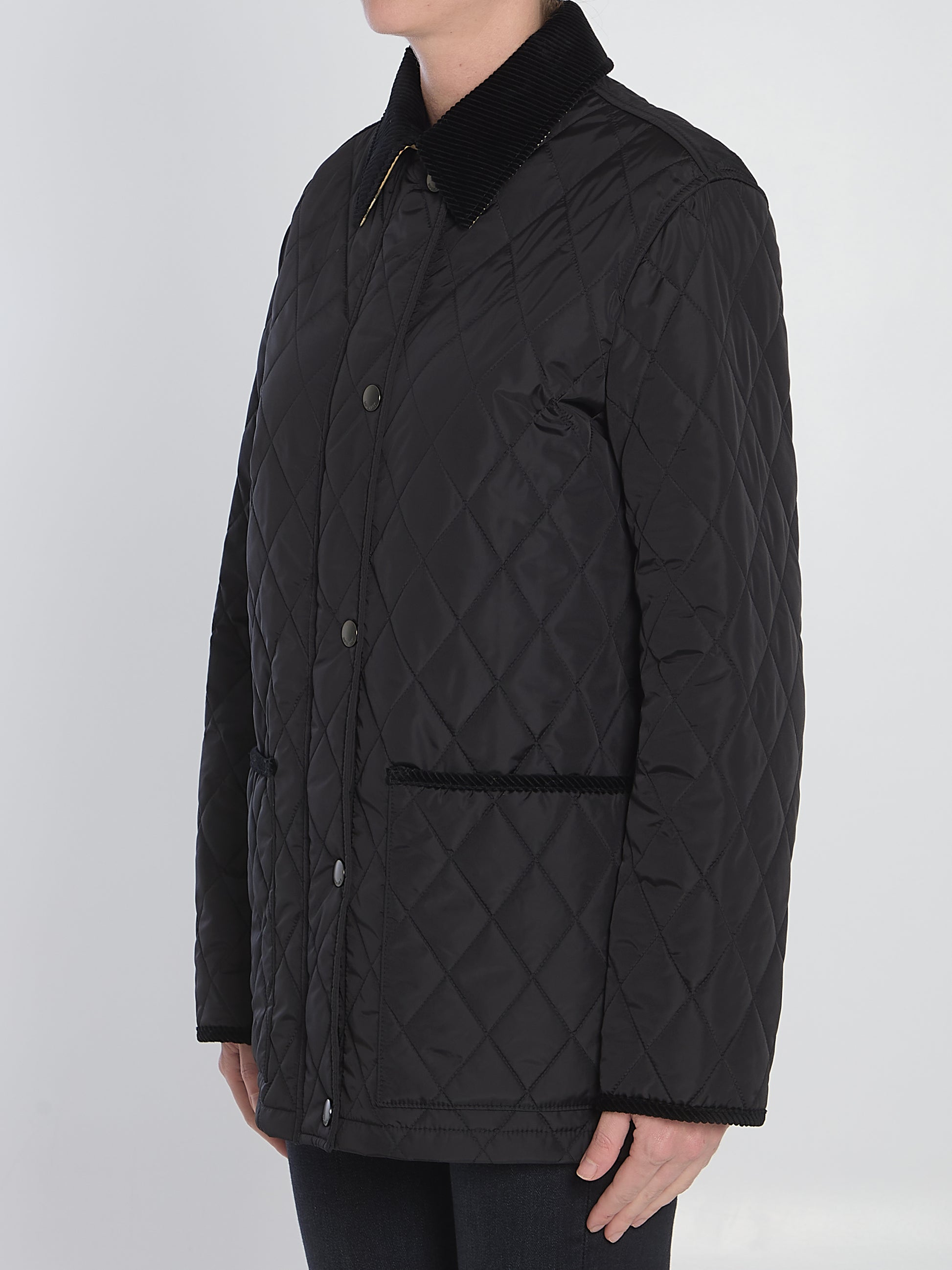 Country-style quilted jacket