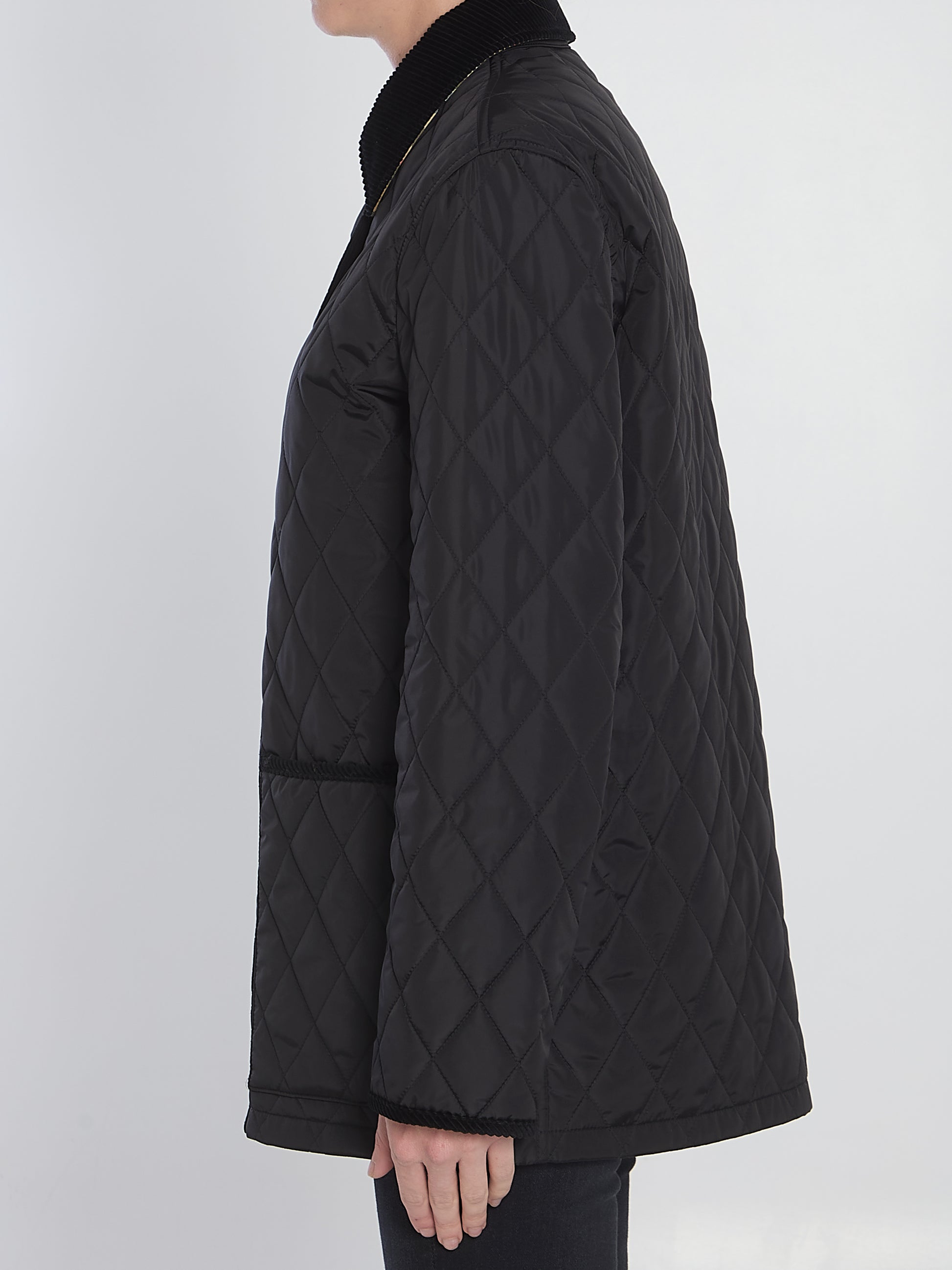 Country-style quilted jacket