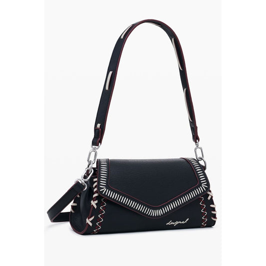 Desigual Nero Poliuretano Donna Borsa