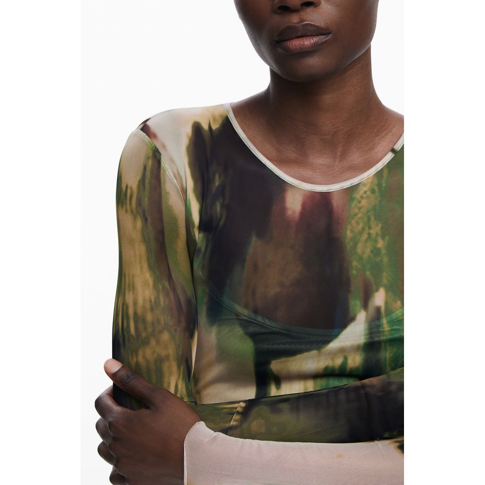 Desigual Verde Polyester Women Dress