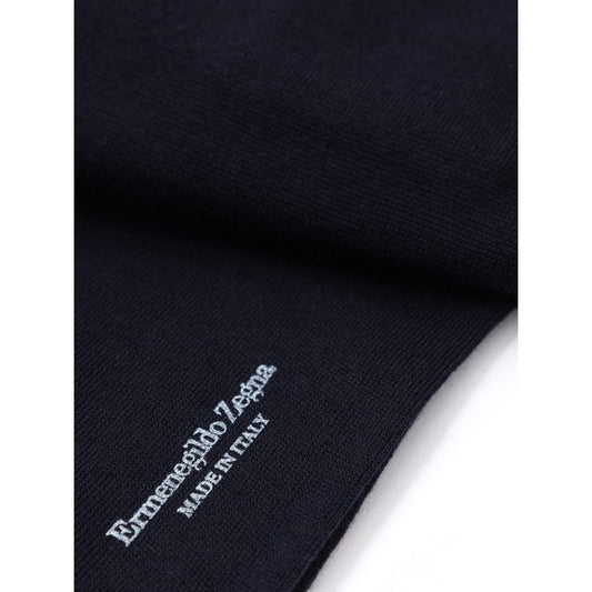ZEGNA Blue Wool Socks