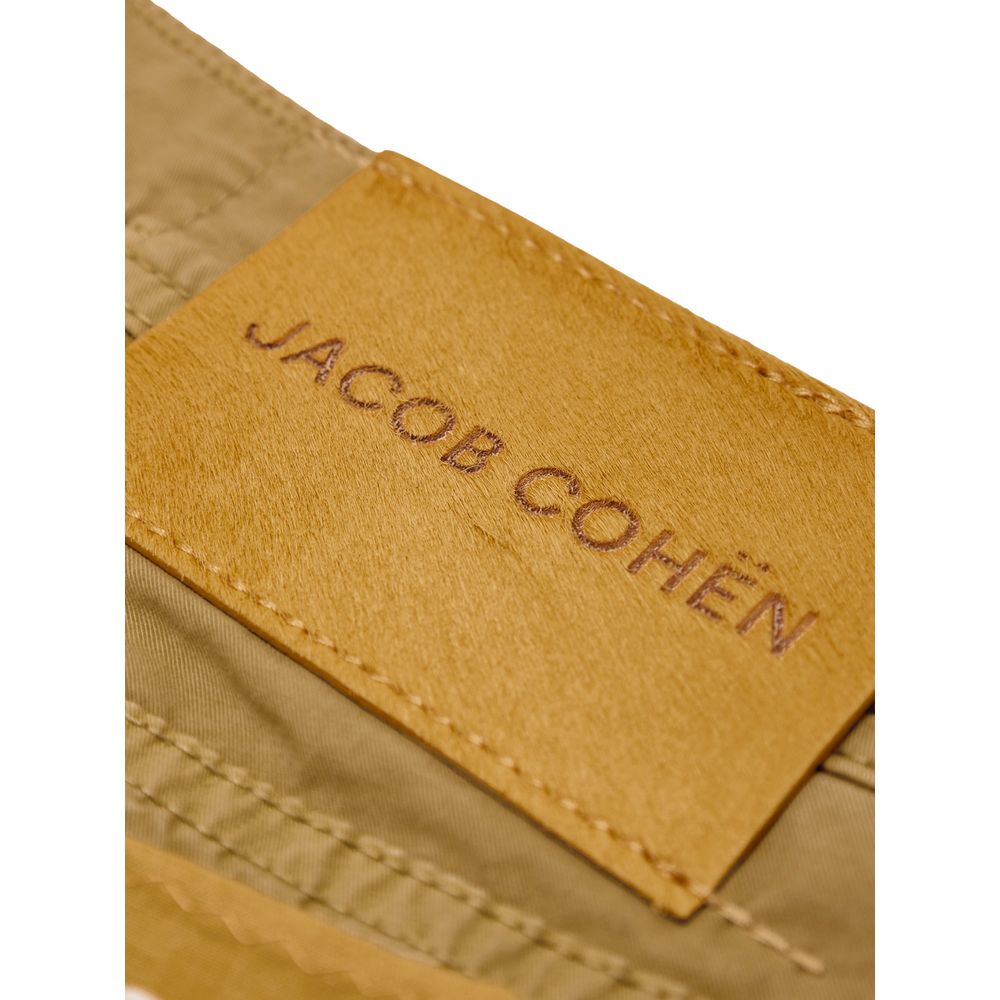 Jacob Cohen Yellow Cotton Skinny Pants