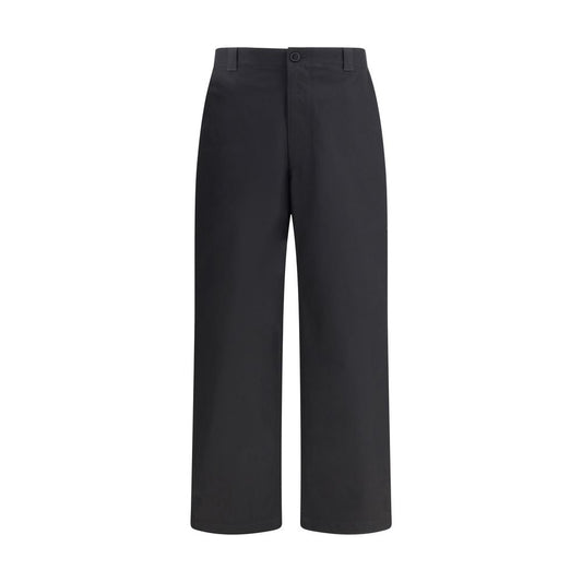 Gucci Black Cotton Casual Pants