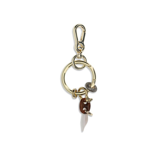 Benedetta Bruzziches Multicolor Metal Keychain