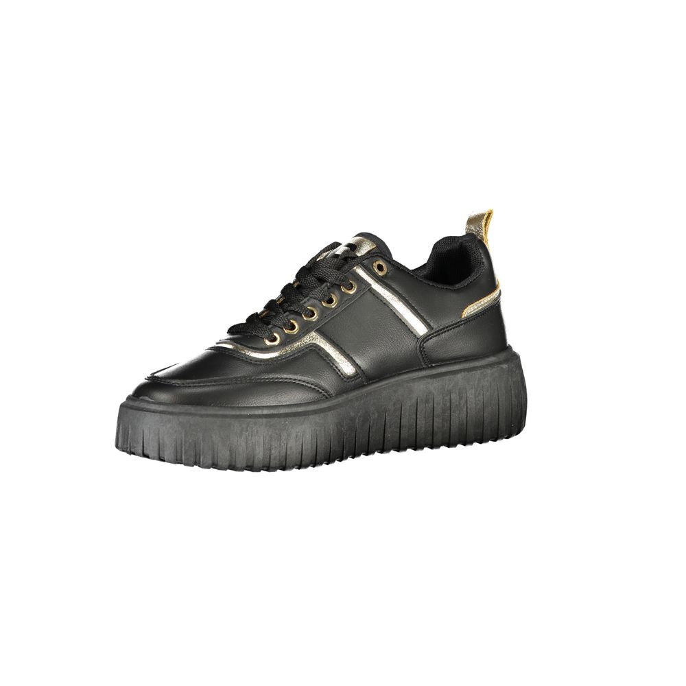 Laura Biagiotti Black Polyester Women Sneaker
