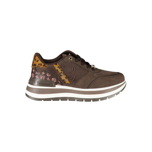 Laura Biagiotti Marrone Polyurethane Women Sneaker