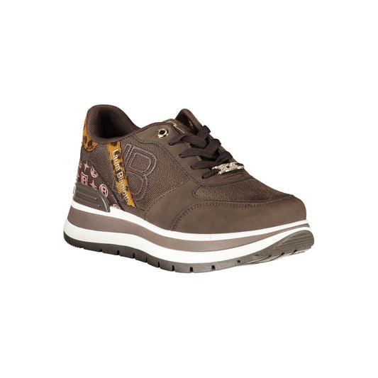 Laura Biagiotti Marrone Polyurethane Women Sneaker