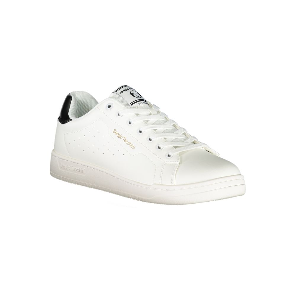 Sergio Tacchini Bianco Polyurethane Men Sneaker