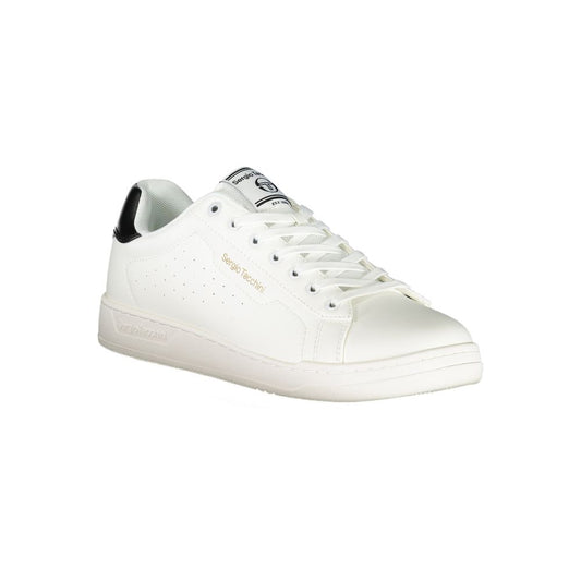 Sergio Tacchini Bianco Polyurethane Men Sneaker