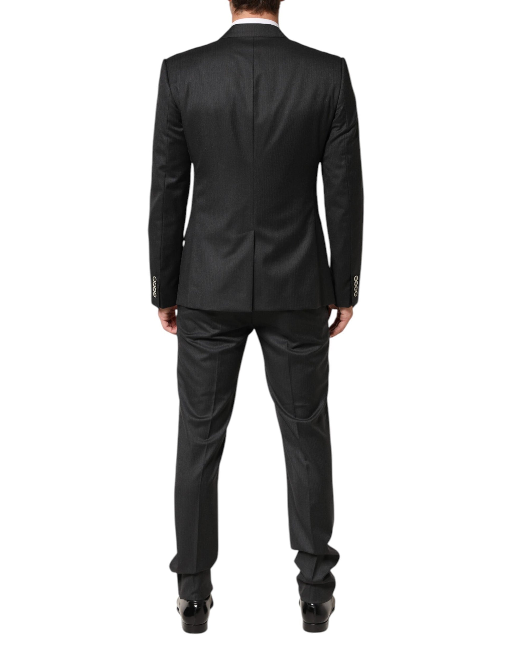 Dolce & Gabbana Black MARTINI 2 Buttons Suit 3 Piece Suit