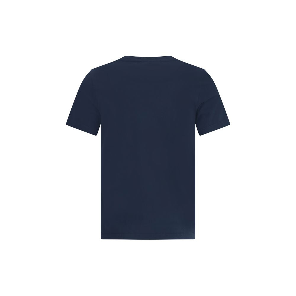 Maison Kitsuné Blue Cotton T-Shirt