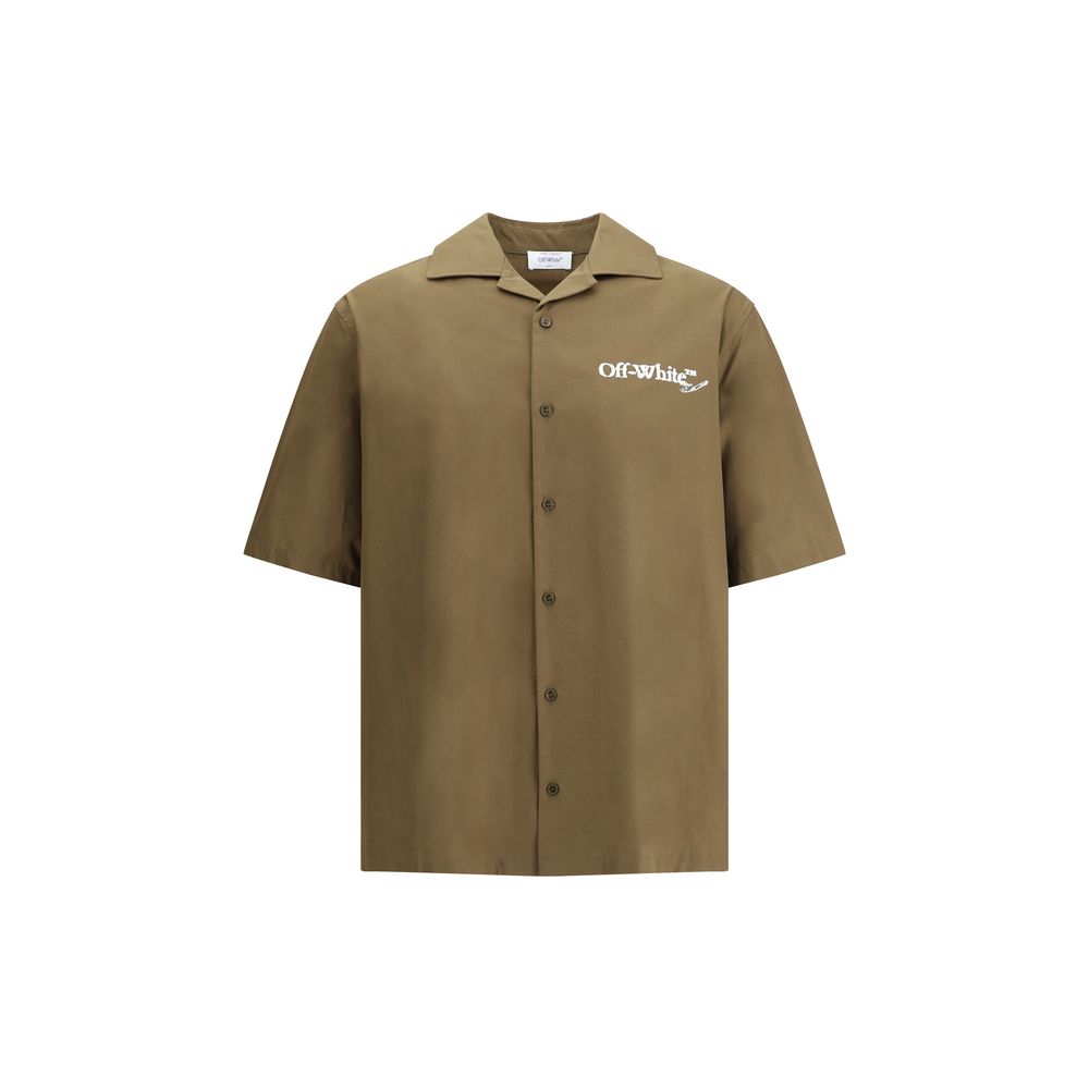 Off-White Bicolor Cotton Shirt