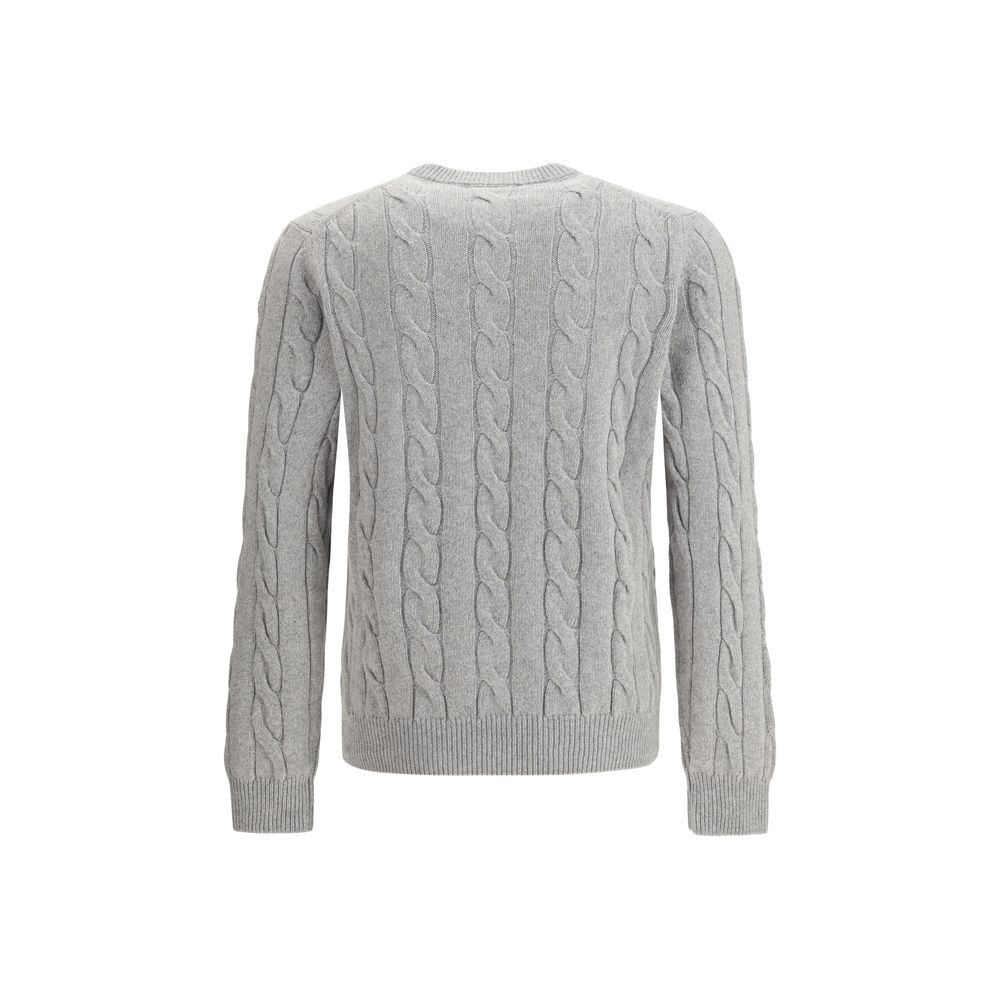 Aragona Cashmere Gray Cashmere Sweatshirt