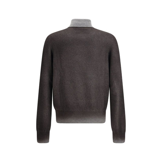 Aragona Cashmere Gray Cashmere Turtleneck