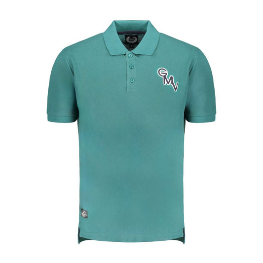 Gianmarco Venturi Verde Cotton Men Polo Shirt