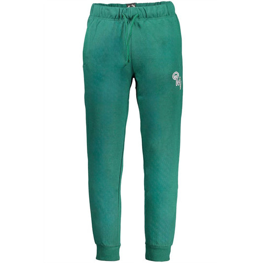Gianmarco Venturi Green Cotton Athletic Pants