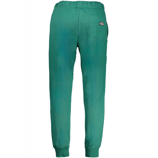 Gianmarco Venturi Green Cotton Athletic Pants