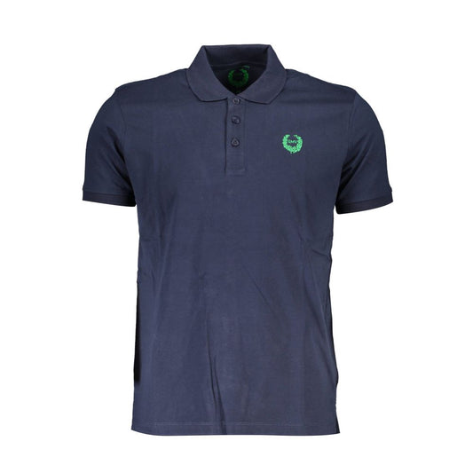 Gianmarco Venturi Blu Cotton Men Polo