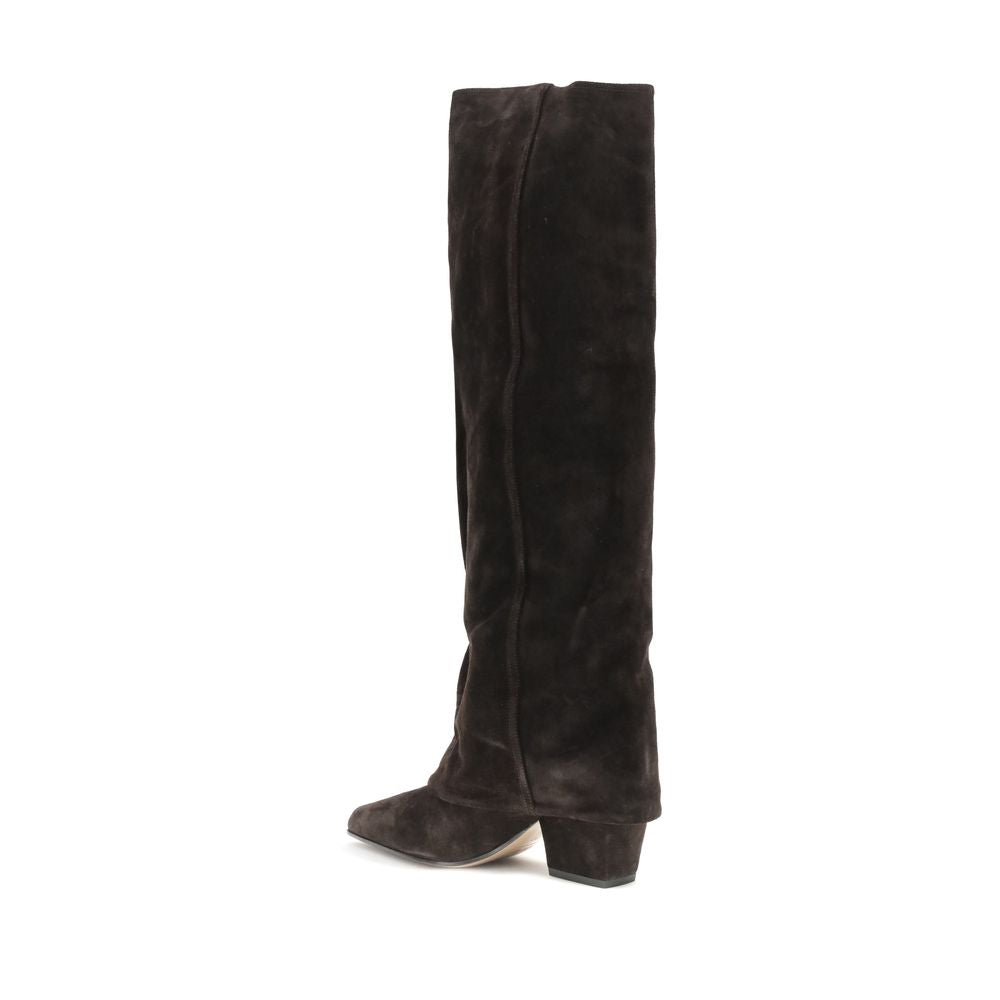 Paris Texas Brown Calf Leather Bos Taurus Boots