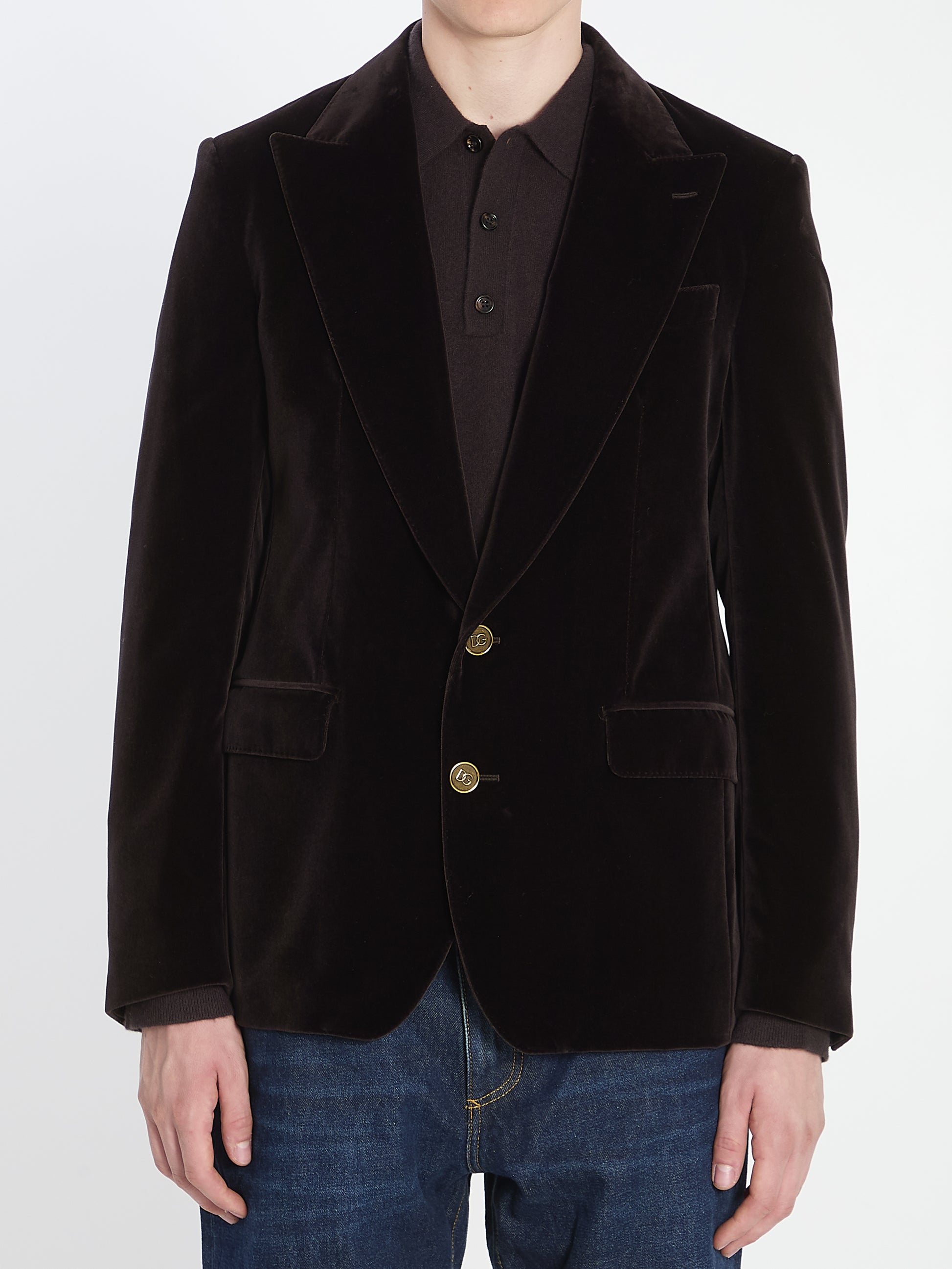 Single-breasted Sicilia Light jacket in cotton