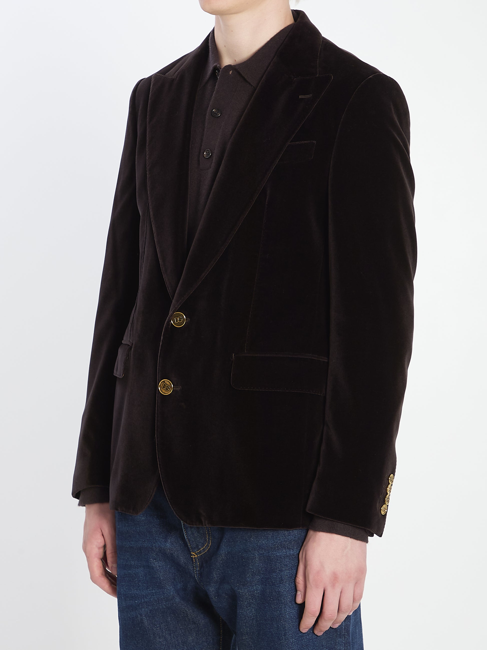 Single-breasted Sicilia Light jacket in cotton