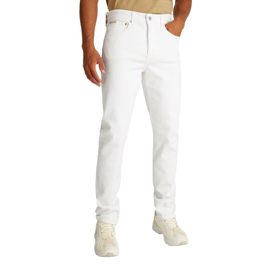 Calvin Klein Jeans White Cotton Skinny Jeans