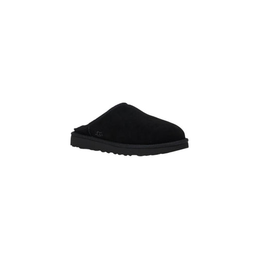 UGG Black Suede Leather Clogs